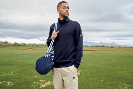 Nike Club Fleece Sleeve Swoosh 1/2-Zip - NESN