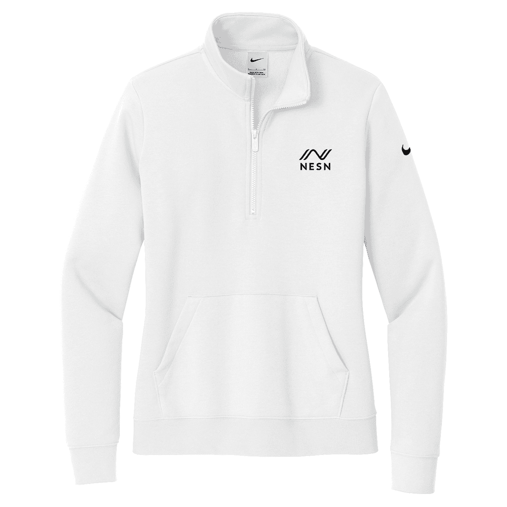 Nike Women's Club Fleece Sleeve Swoosh 1/2-Zip - NESN
