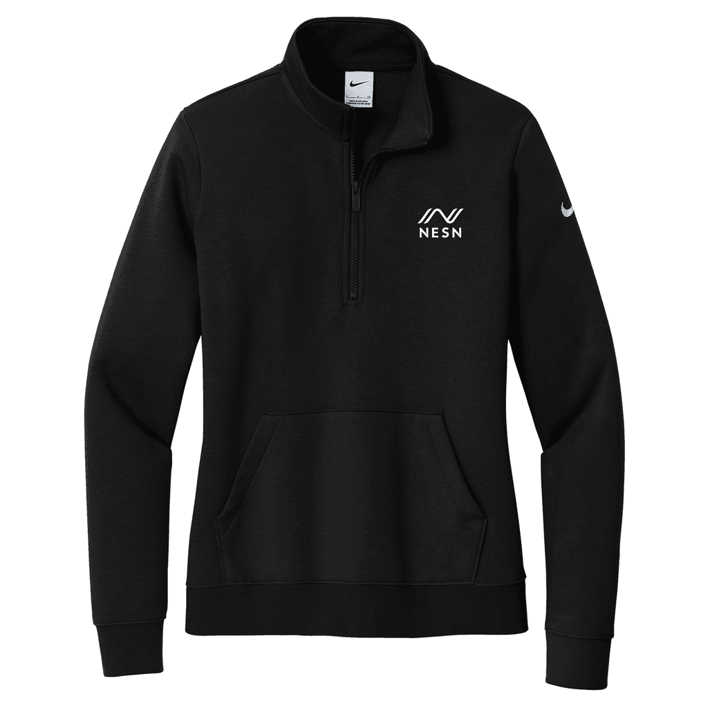 Nike Women's Club Fleece Sleeve Swoosh 1/2-Zip - NESN