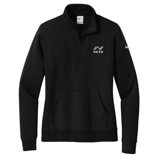 Nike Women's Club Fleece Sleeve Swoosh 1/2-Zip - NESN
