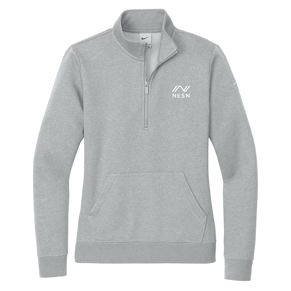 Nike Women's Club Fleece Sleeve Swoosh 1/2-Zip - NESN
