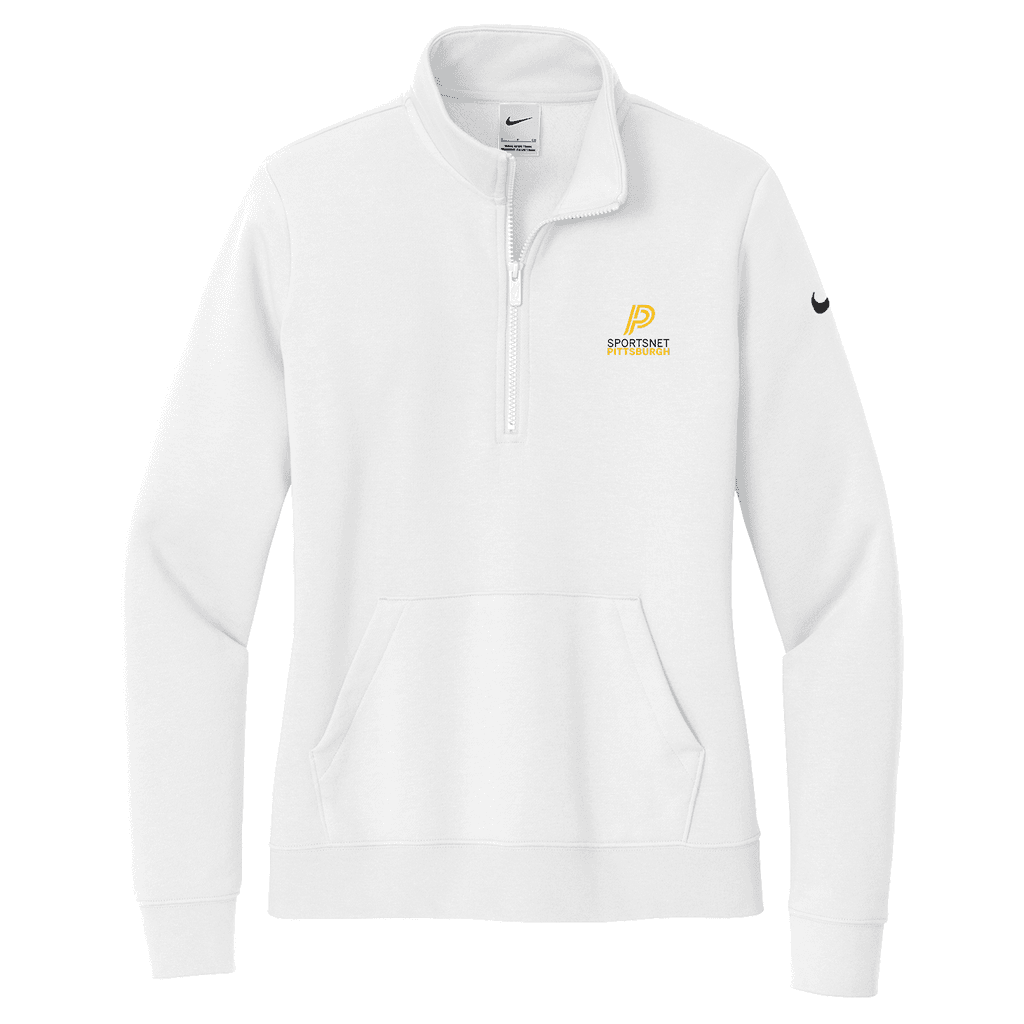 Nike Women's Club Fleece Sleeve Swoosh 1/2-Zip - SNP