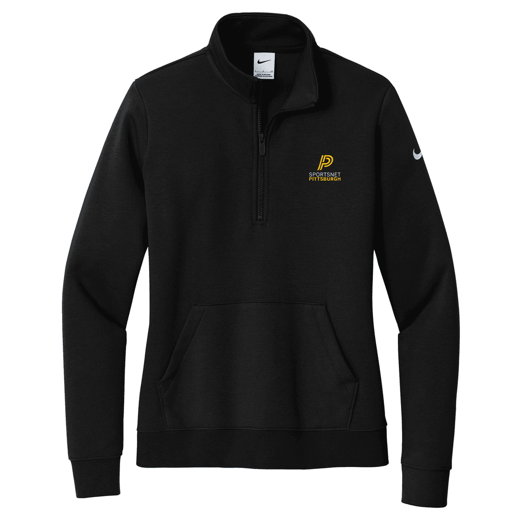 Nike Women's Club Fleece Sleeve Swoosh 1/2-Zip - SNP