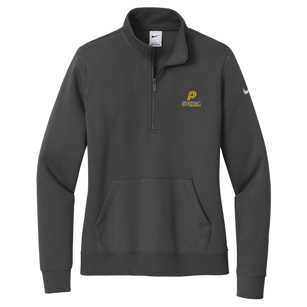 Nike Women's Club Fleece Sleeve Swoosh 1/2-Zip - SNP