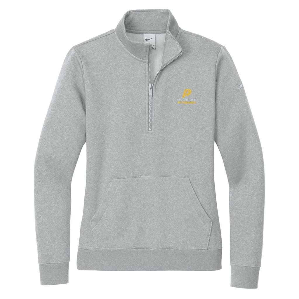 Nike Women's Club Fleece Sleeve Swoosh 1/2-Zip - SNP