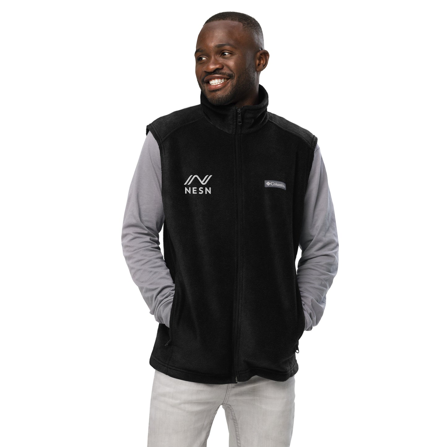 Columbia | Men’s embroidered fleece vest - NESN