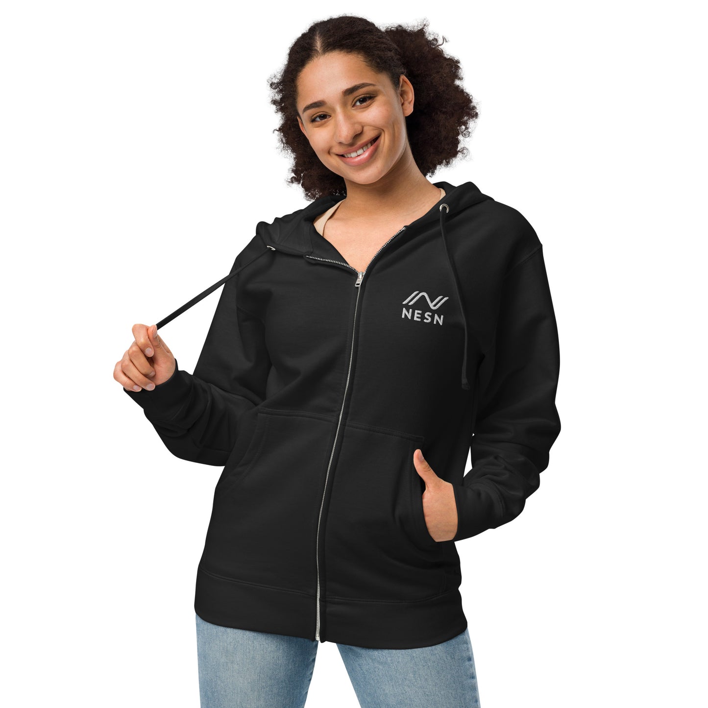 Independent Trading Co. | Embroidered unisex fleece zip up hoodie - NESN